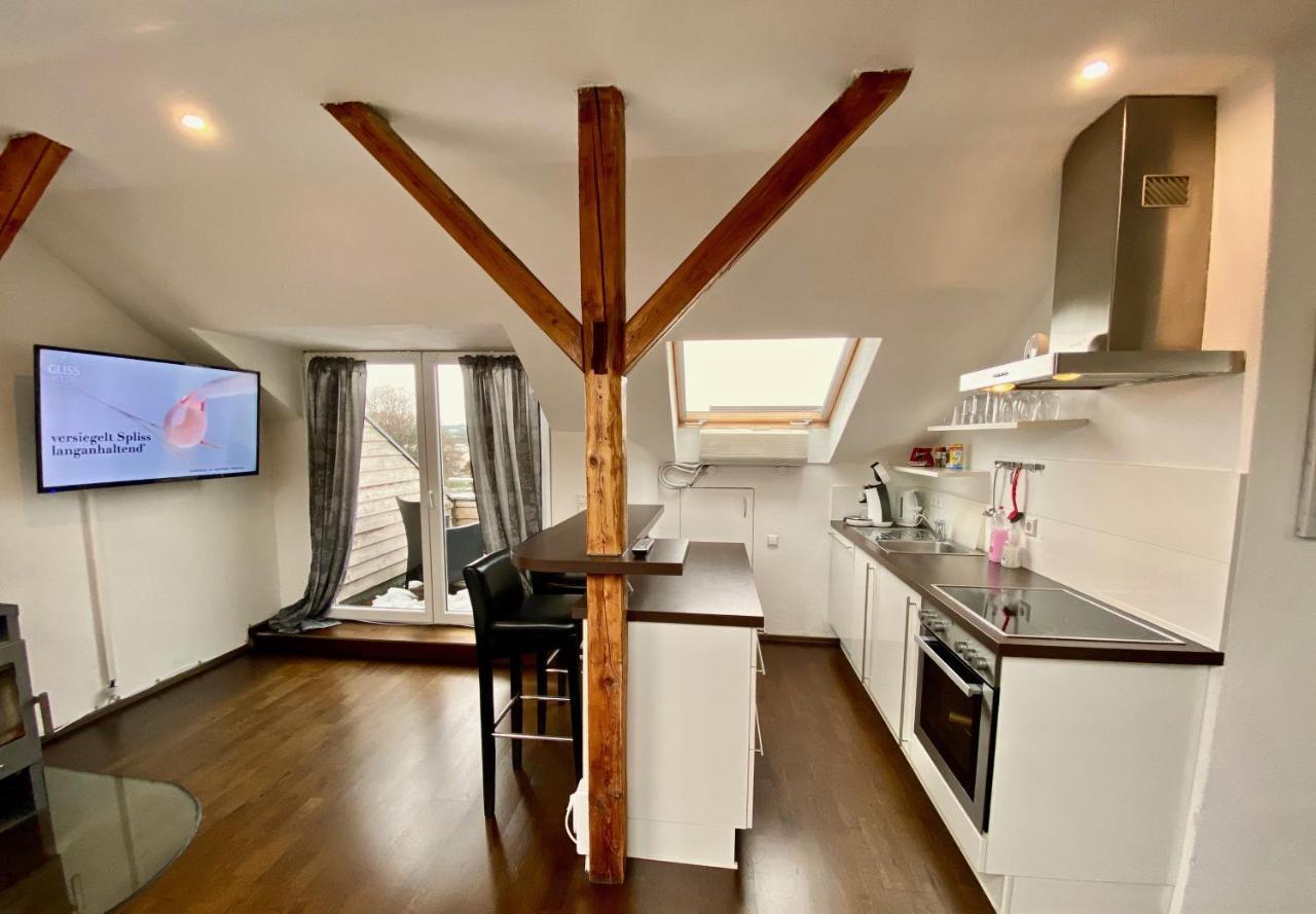 Wohnen Ueber Den Daechern Von Ravensburg, Stadtnah, Kamin, Klima Apartment Exterior photo